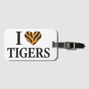 Etiqueta Para Maletas Me encantan los Tigres