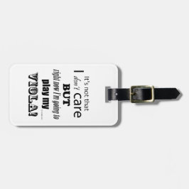 Etiqueta Para Maletas Me importa Viola