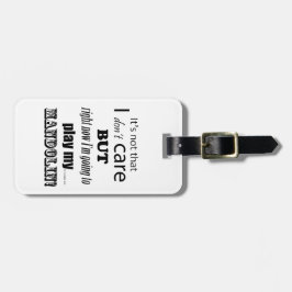 Etiqueta Para Maletas Me Importo Mandolin