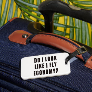 Etiqueta Para Maletas ¿Me Parece Que Vuelo A La Economía?
