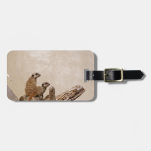 Etiqueta Para Maletas Meerkat Lookout