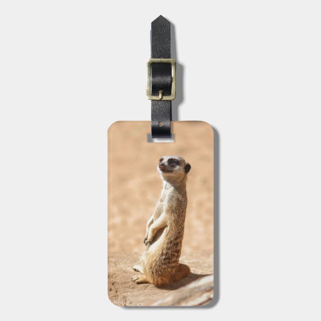 Etiqueta Para Maletas Meerkats es fresco (Frente Vertical)