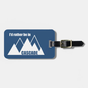 Etiqueta Para Maletas Mejor Estar En Cascade Idaho Montaña