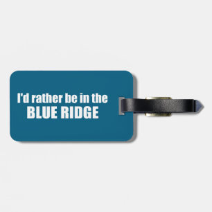 Etiqueta Para Maletas Mejor Estar En La Blue Ridge