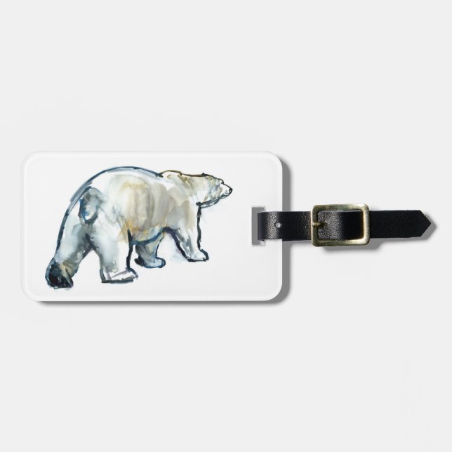 Etiqueta Para Maletas Menta del glaciar (Frente Horizontal)