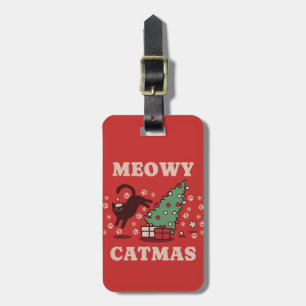 Etiqueta Para Maletas Meowy Catmas
