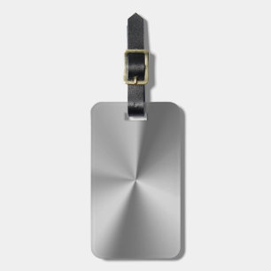 Etiqueta Para Maletas Metal cepillado