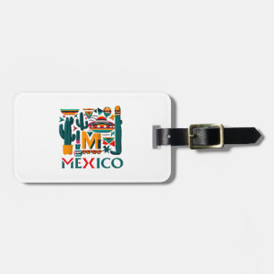 ETIQUETA PARA MALETAS MÉXICO