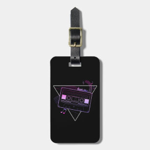 Etiqueta Para Maletas Mezcla retro