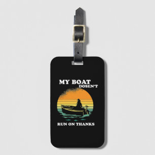 Etiqueta Para Maletas Mi Barco No Funciona Con Gracias