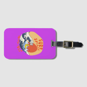 Etiqueta Para Maletas Mikitiez japanesewave verano surf animemanga