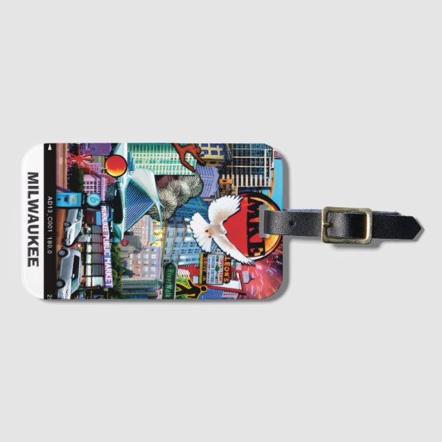 Etiqueta Para Maletas Milwaukee 2026 (Anverso horizontal)