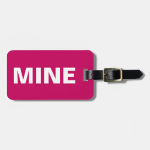 Etiqueta Para Maletas Mina rosa