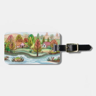 Etiqueta Para Maletas Mini Island Lakescape