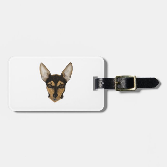 Etiqueta Para Maletas Mini pin (Frente Horizontal)
