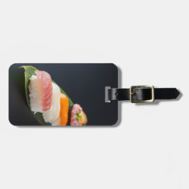 Etiqueta Para Maletas Minimalist Sushi Art – Elegant Japanese Luggage Ta
