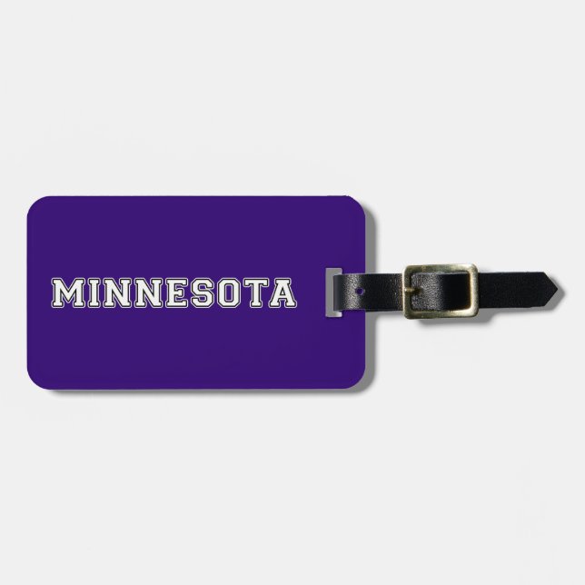 Etiqueta Para Maletas Minnesota (Frente Horizontal)