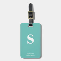 Mint Turquoise Green Monogram Stylewriter L