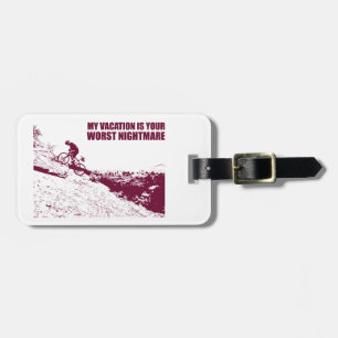Etiqueta Para Maletas Mis vacaciones son tu peor pesadilla