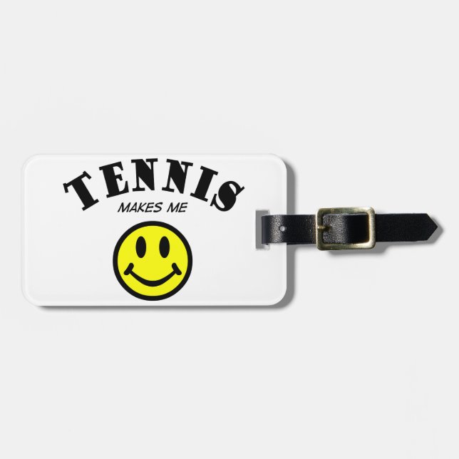 Etiqueta Para Maletas MMS: Tenis (Frente Horizontal)