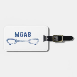 Etiqueta Para Maletas Moab Utah Climbing Quickdraw