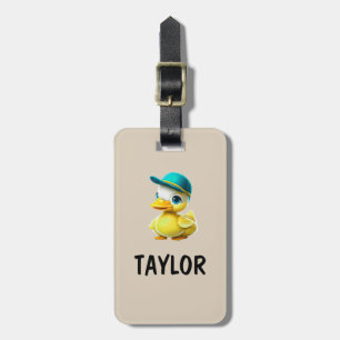 Etiqueta Para Maletas Mochila Bolsa Personalizada Colorida Pato de Goma