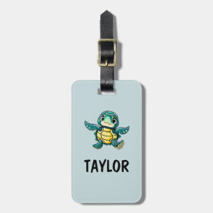 Etiqueta Para Maletas Mochila de bolsa colorida personalizada de tortuga
