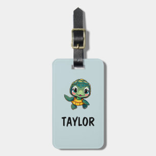 Etiqueta Para Maletas Mochila de bolsa colorida personalizada de tortuga