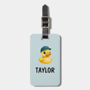 Etiqueta Para Maletas Mochila de bolsa colorida personalizada del pato d