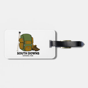 Etiqueta Para Maletas Mochila del parque nacional South Downs