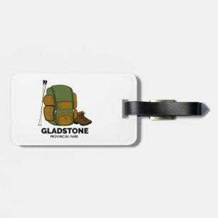 Etiqueta Para Maletas Mochila del Parque Provincial Gladstone