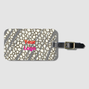 Etiqueta Para Maletas Moda DE ESTILO MÍNIMO MODERNO MONOGRAM ELEGANTE SI