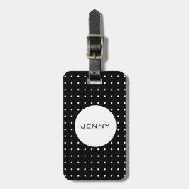 Etiqueta Para Maletas Moda moderna Personalizado del patrón de puntos de