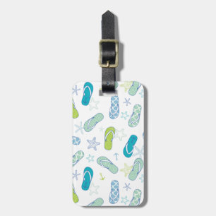 Etiqueta Para Maletas Modelo del flip-flop