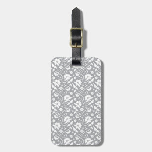 Etiqueta Para Maletas Modelo floral del cordón