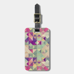 Etiqueta Para Maletas Modelo geométrico de los inconformistas del