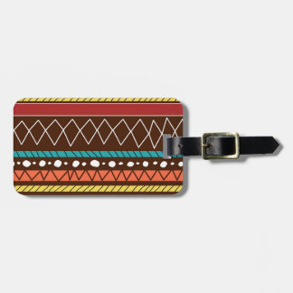 Etiqueta Para Maletas Modelo tribal dibujado mano