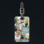 Etiqueta Para Maletas Moderna familia de fotos multicolor dorado<br><div class="desc">Diseño elegante y elegante de la familia de fotos multicolores de oro moderno. Ideal para el cumpleaños,  el Día de la Madre,  el día del padre o el regalo del día del Navidad.</div>