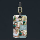 Etiqueta Para Maletas Moderna familia de fotos multicolor dorado<br><div class="desc">Diseño elegante y elegante de la familia de fotos multicolores de oro moderno. Ideal para el cumpleaños,  el Día de la Madre,  el día del padre o el regalo del día del Navidad.</div>
