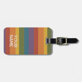 Etiqueta Para Maletas Moderna Linear | MCM Arcoíris