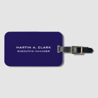 Moderna Llanura Minimalista Elegante Azul oscuro