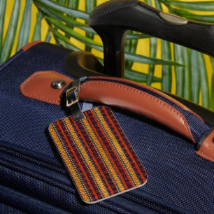 Etiqueta Para Maletas Moderno Boho Marrón