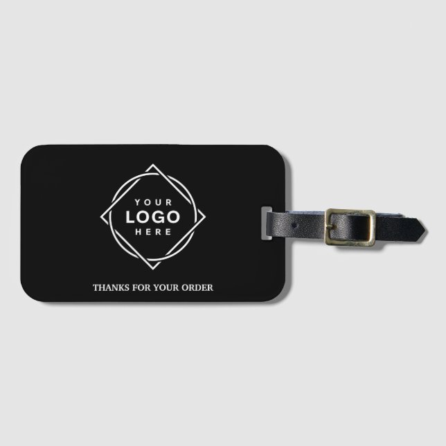 ETIQUETA PARA MALETAS MODERNO, ELEGANTE Y PERSONALIZABLE (Anverso horizontal)
