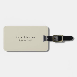 Etiqueta Para Maletas Moderno, elegante y sencillo, Minimalista
