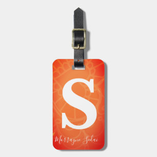 Etiqueta Para Maletas Moderno y elegante Viaje Sencillo Seguro Audaz Mon