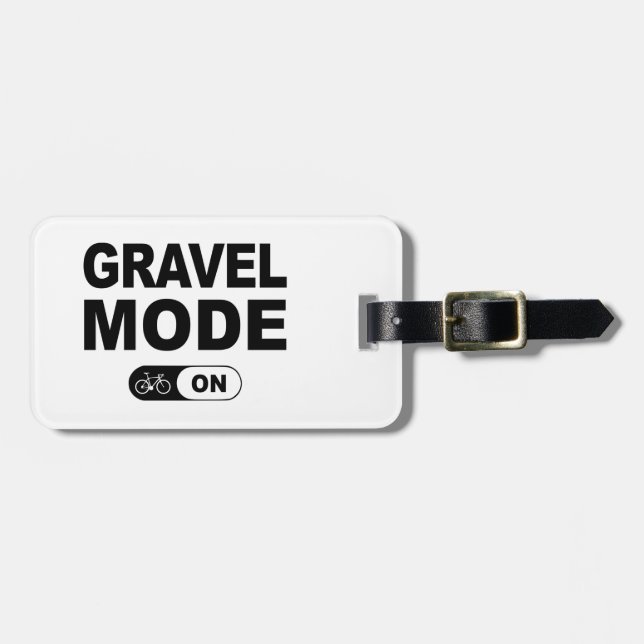 Etiqueta Para Maletas Modo Grava Activado (Frente Horizontal)