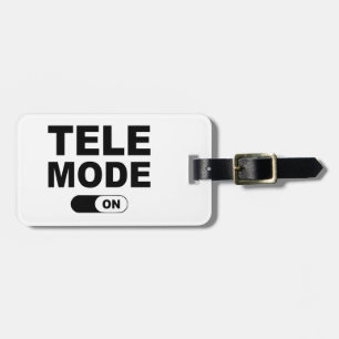 Etiqueta Para Maletas Modo Tele activado