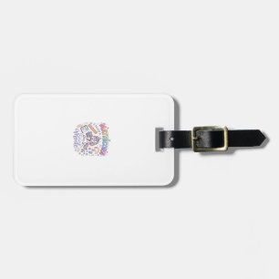 Etiqueta Para Maletas Modo Unicornio Mathicorn Tipografía Adorable Diseñ