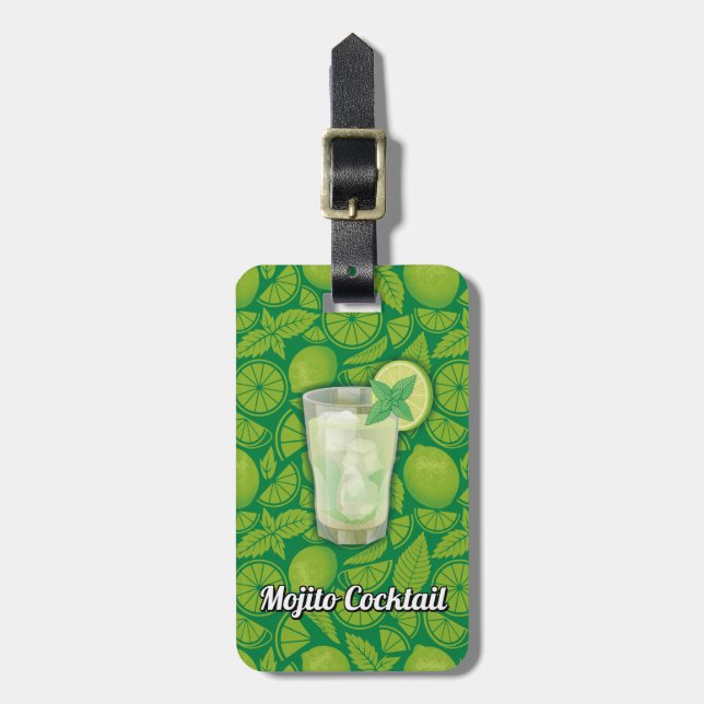Etiqueta Para Maletas Mojito (Frente Vertical)