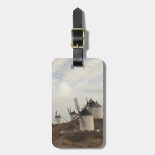 Etiqueta Para Maletas Molinos de viento antiguos de La Mancha, Consuegra